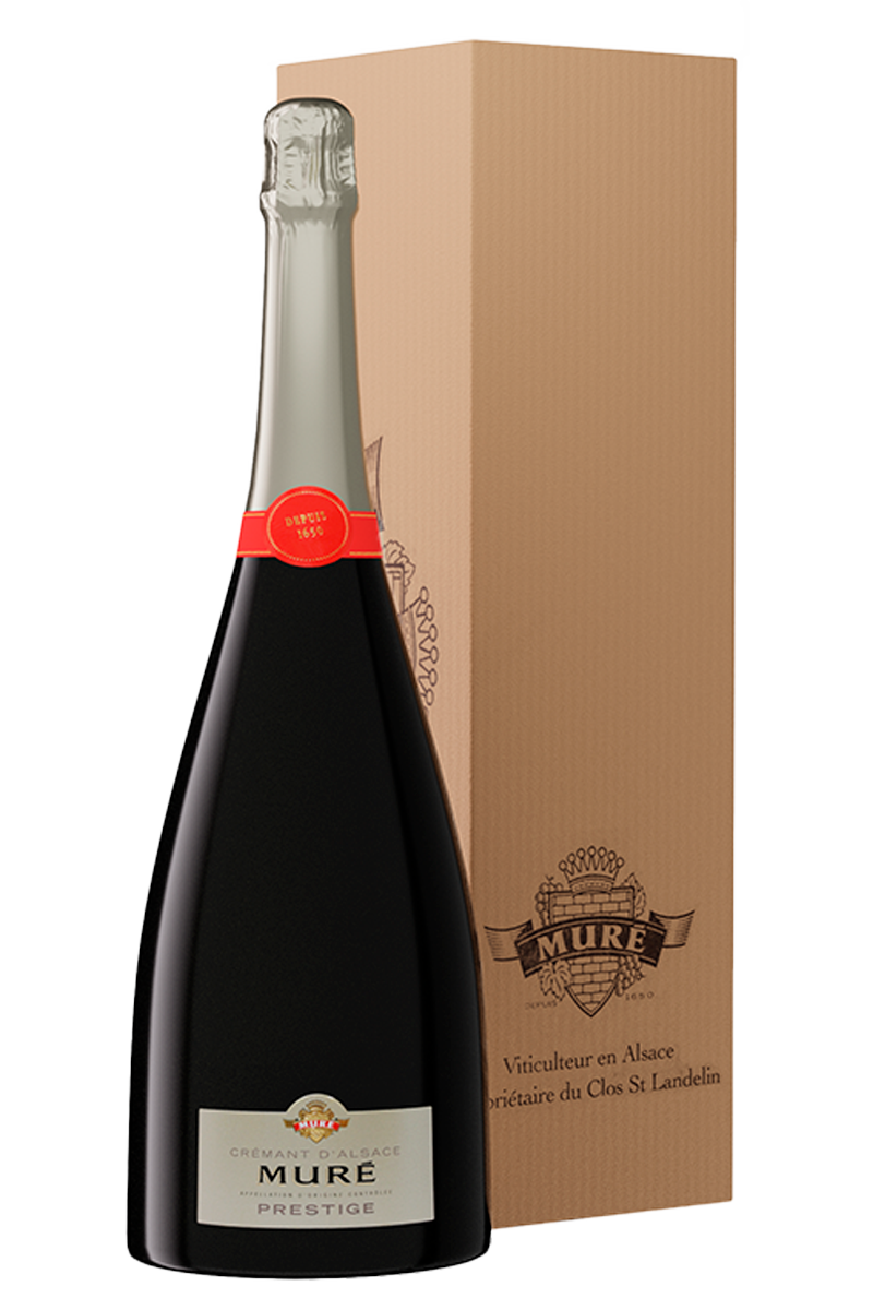 Игристое вино Cremant d’Alsace Prestige Domaine Mure, 2018 г.