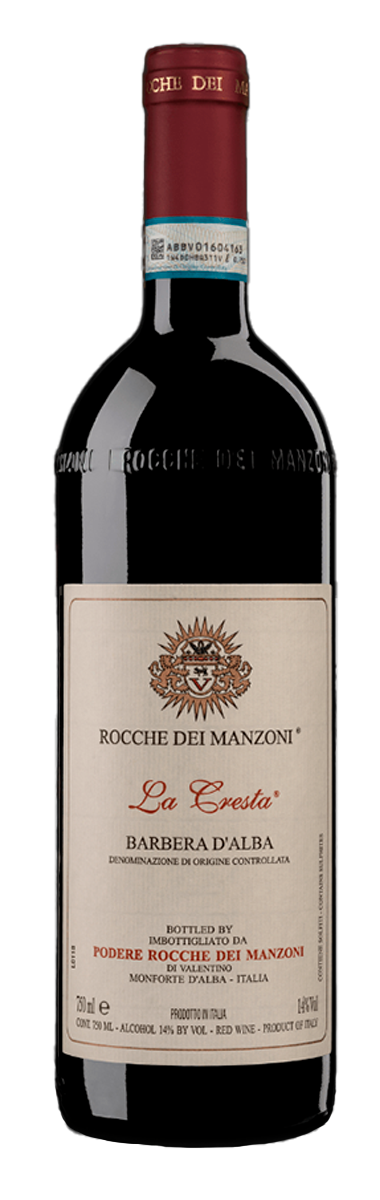 Вино La Cresta Barbera d'Alba Rocche dei Manzoni DOC, 2019 г.